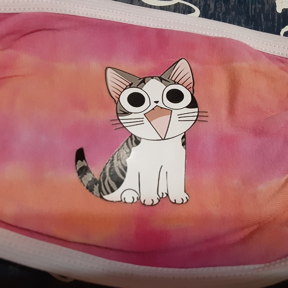 Cute cat Tie Dye mask - Picture 2 of 2